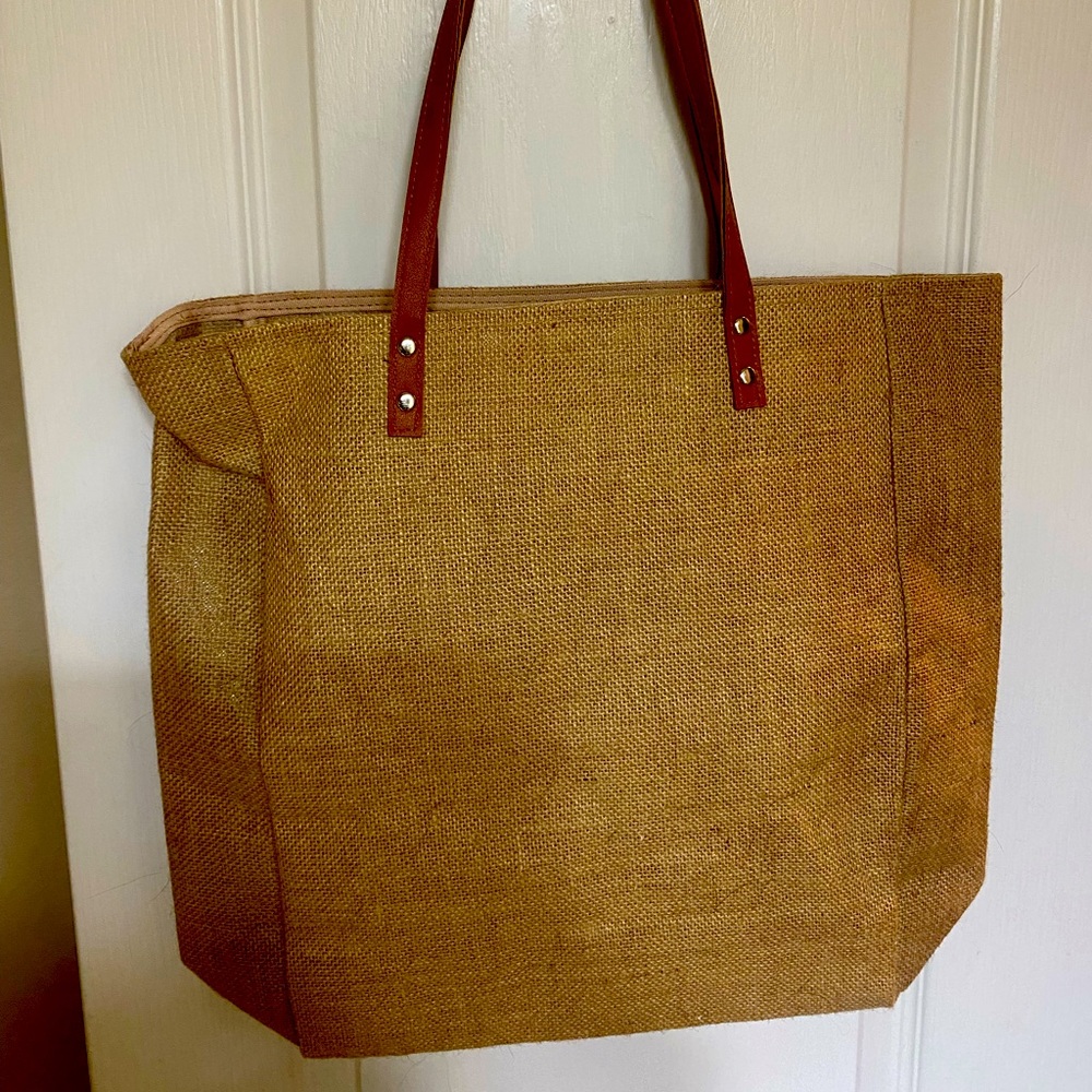 Burlap Bag. Never used.